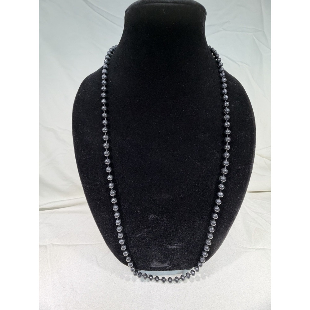 Black‎ Plastic Bead Necklace